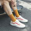 Aimin new men's business socks pure color strip sweat-sweat-proof men's tube socks Zhuji socks wholesale