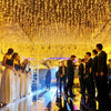 LED curtain lamp ice waterfall lamp full star girl heart room romantic wedding bar holiday decoration light string