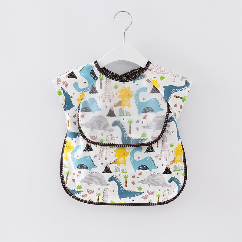 Children's hood baby waterproof saliva eats shoes, men and women, summer children, painting, feeding rice