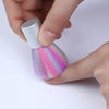 Nail colorful brush dust brush color brush hair powder brush nail tool Short handle nail cleaning brush