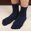 Five finger sock men's cotton business Chinese stockings casual solid color sweat-absorbent warm men's socks part toe sock factory direct sales