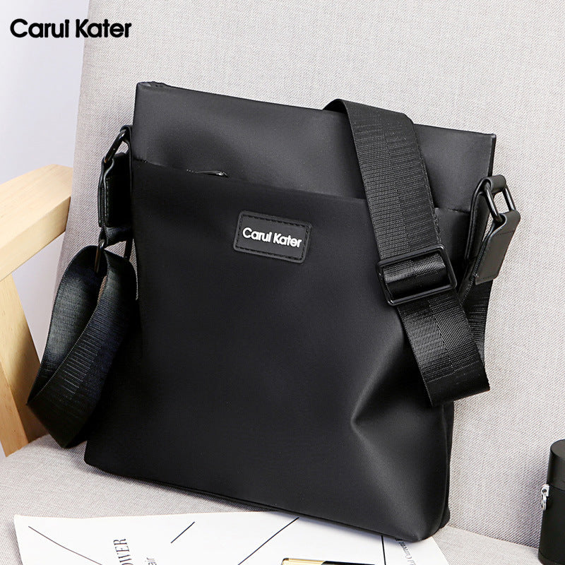 New backpack canvas bag men's bag backpack shoulder diagonal bag Oxford texture sports leisure cloth bag