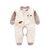 Baby suede spring and autumn cotton A category spring female baby clothes 8 male 7 haha two months 6 months romper