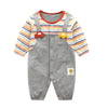 Baby suede spring and autumn cotton A category spring female baby clothes 8 male 7 haha two months 6 months romper