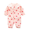 Baby suede spring and autumn cotton A category spring female baby clothes 8 male 7 haha two months 6 months romper