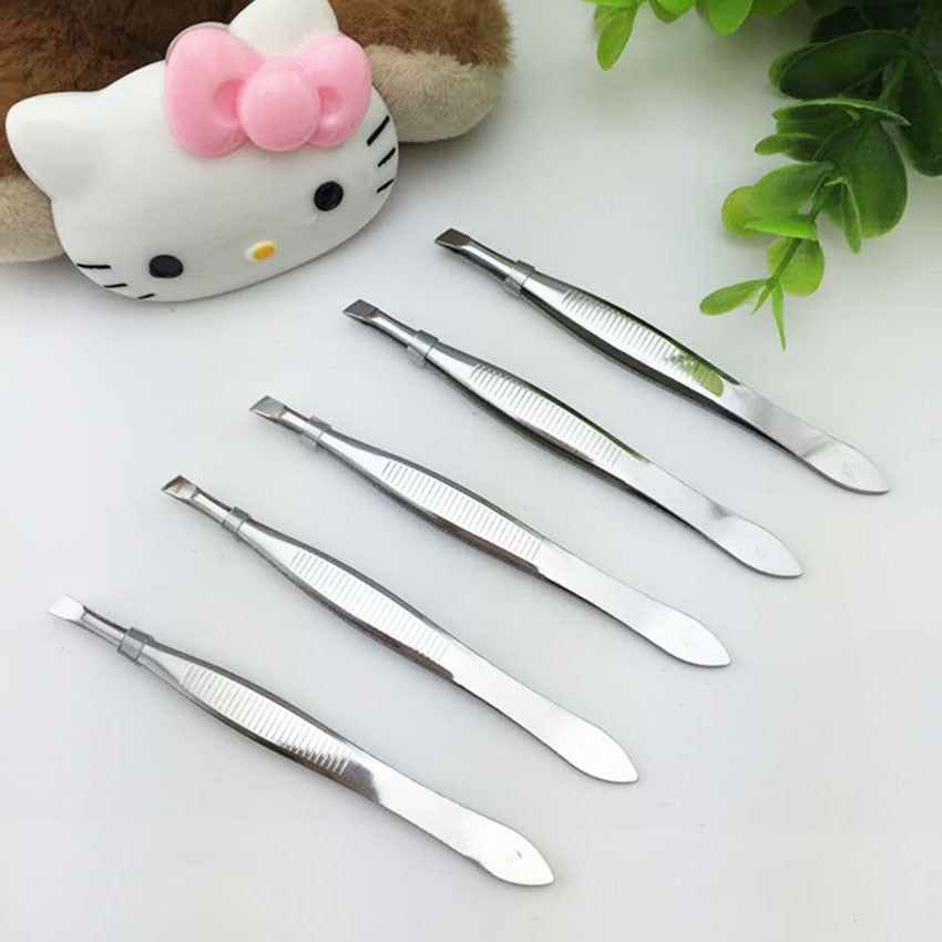 Spot wholesale non-embroidered steel eyebrow pin repair eyebrow pin sugar fruit color eyebrow clamp black beauty eyebrow clip