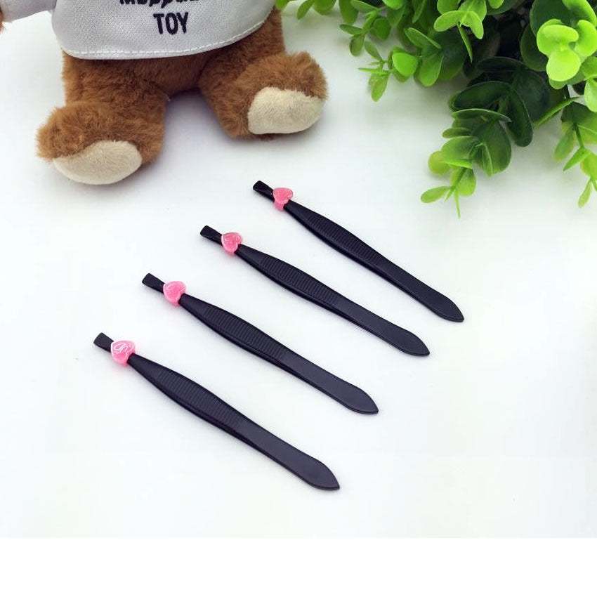 Spot wholesale non-embroidered steel eyebrow pin repair eyebrow pin sugar fruit color eyebrow clamp black beauty eyebrow clip