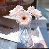 Romantic northern European style home decorative flower simulation flower Hui Lang flower wedding hand bouquetless gerbera simulation flower forever