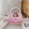 Girl children's bag princess fashion bag Eisa laser Messenger bag handbag beauty baby mini jelly bag