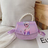 Girl children's bag princess fashion bag Eisa laser Messenger bag handbag beauty baby mini jelly bag