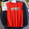 Cotton new summer port-style couple T-shirt sleeveless men's Hong Kong wind loose cave shoulder sleeve vest a generation