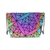 5 8 lightning irregular diamond night light women's shoulder bag Japanese and Korean fashion color chain Messenger bag