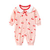 Baby suede spring and autumn cotton A category spring female baby clothes 8 male 7 haha two months 6 months romper