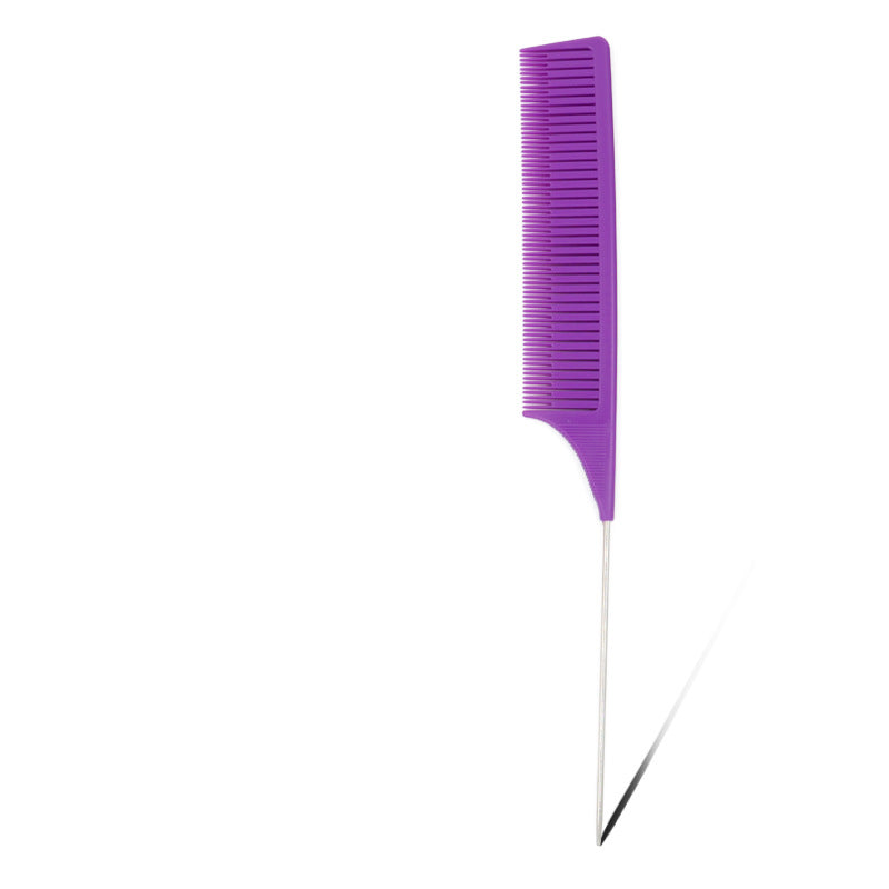 Factory direct supply of new high-temperature anti-static small steel needle cutting tailed comb hair comb hair stylist