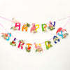 Creative net red INS birthday flood flag decorative party supplies cartoon birthday happiness banner colorful flag spot