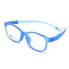 Silicone children's glasses frame sports glasses frame 4 12 years old boy girl elastic mirror primary school student glasses