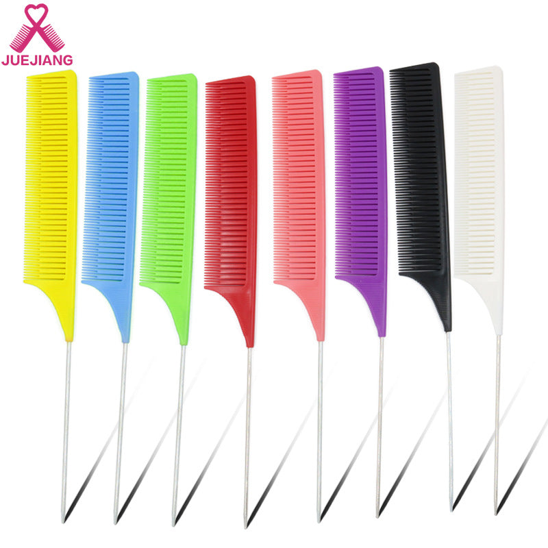 Factory direct supply of new high-temperature anti-static small steel needle cutting tailed comb hair comb hair stylist