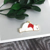 Trend new Japanese cute wind cat handmade jewelry accessories K gold cute puppy keychain accessories