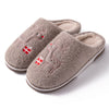 Cotton slippers female winter fur slippers cute home monthly home couple warm thick bottom non-slip men's indoor