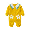 Baby suede spring and autumn cotton A category spring female baby clothes 8 male 7 haha two months 6 months romper