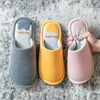 2020 new home cotton slippers female autumn and winter indoor household warm anti-slip soft bottom couple plush slippers male