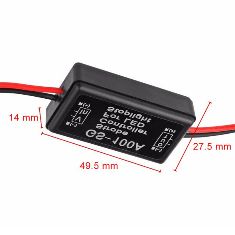 GS-100A car brake light buffer taillight controller car LED brake light tailor black ride 028