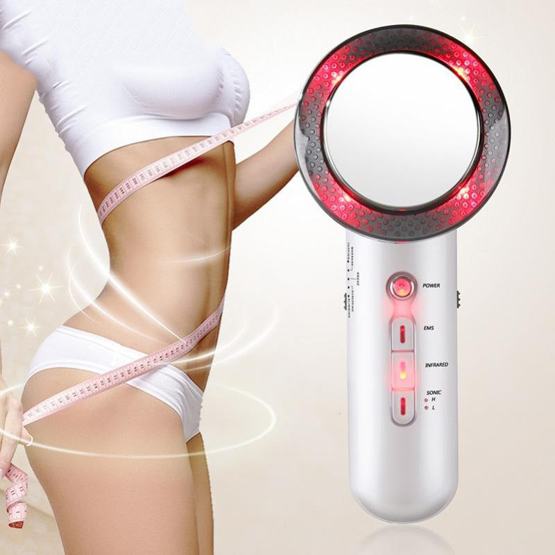 Cross-border three-in-one beauty body corset EMS ultrasonic import massage unit overseas hot infrared slimmetry