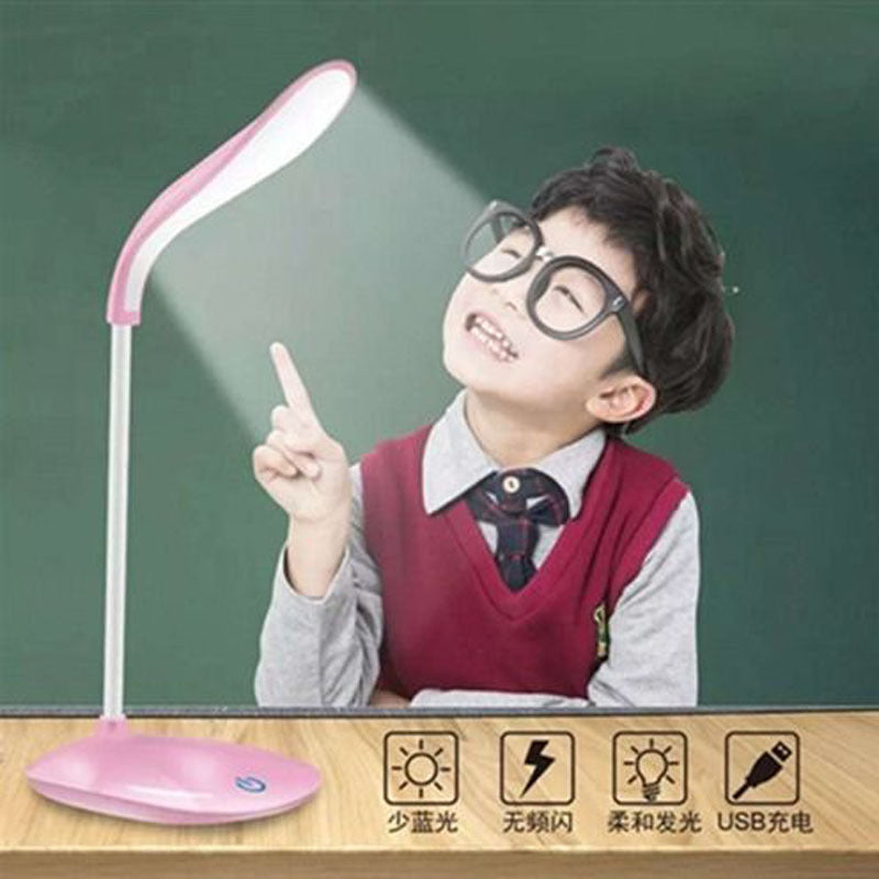 USB table lamp LED start school gift custom logo bedroom floor booth wholesale student plug electric eye touch table lamp