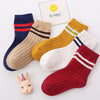 21 new children's socks autumn and winter combed cotton baby cartoon boys and girls middle tube socks big children socks wholesale