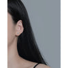 Jewelry live source S925 sterling silver six-claw single diamond zircular ear nail men and women simple basic ear bone nails