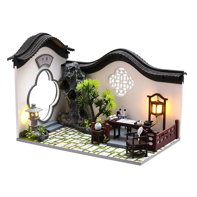 Zhaoyk House DIY hut China Architectural assembly model toy ornaments Creative boys and girls gift