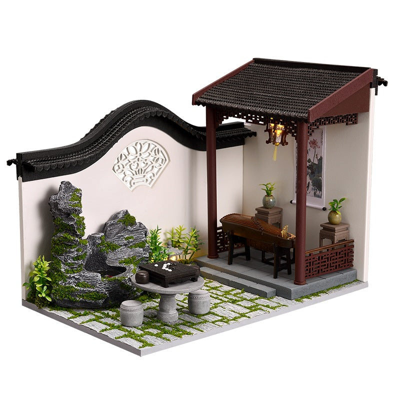 Zhaoyk House DIY hut China Architectural assembly model toy ornaments Creative boys and girls gift