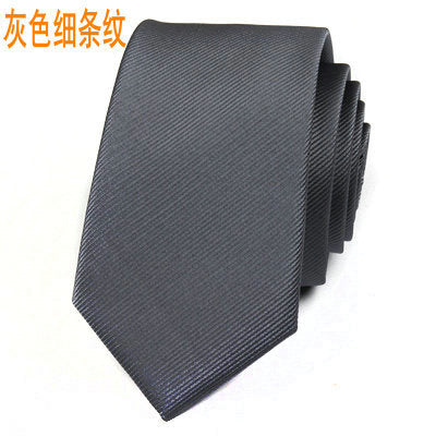 Wholesale Korean men's tie 6cm fashion British casual wedding groom tie red black collar with male