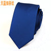 Wholesale Korean men's tie 6cm fashion British casual wedding groom tie red black collar with male