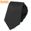 Wholesale Korean men's tie 6cm fashion British casual wedding groom tie red black collar with male