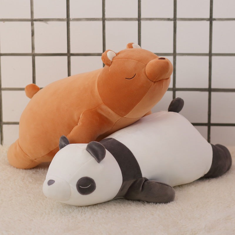 Creative panda plush toy doll large pillow cute cloth doll children hug bear birthday gift wholesale