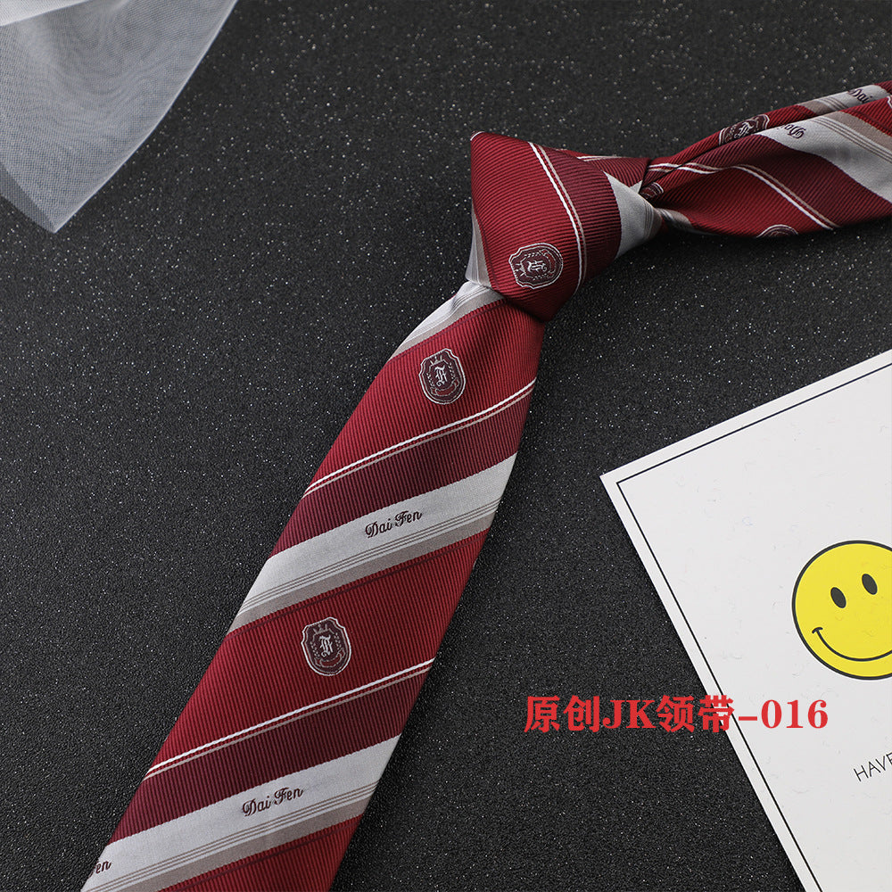 Factory homemade JKDK hand tie small body with uniform dress skirt boys school university uniform college wind accessories