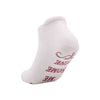 White yoga socks female professional anti-slip point glue alphabet summer thin room interior floor sports socks combed cotton socks