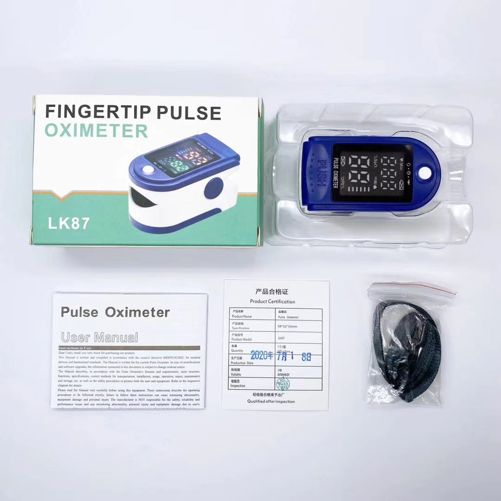 Cross-border explosion models TFT screen finger tip LK87-LK89 clip-based oxime pulse detection heart rate pulse tester CE