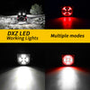 New car work light mini square 21 lamp white yellow burst off-road vehicle light motorcycle spotlight work light