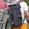 Korean version of the canvas shoulder bag men's trend student bags youth travel bag computer large capacity backpack