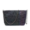 5 8 lightning irregular diamond night light women's shoulder bag Japanese and Korean fashion color chain Messenger bag