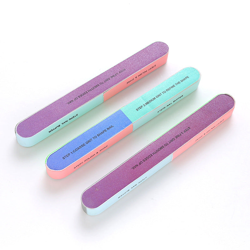 1586 nail file strobe sand strip six polished double-sided grinding nail