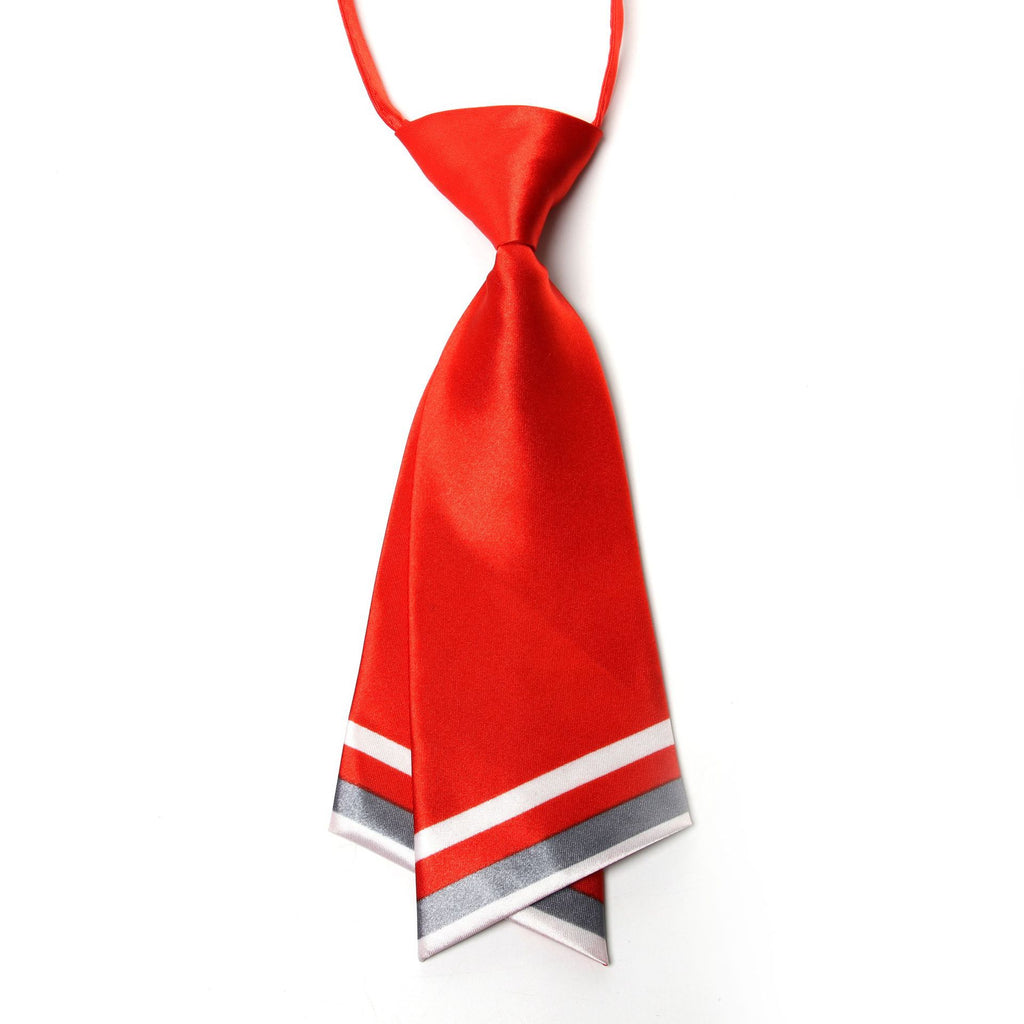 2018 clothing with Korean version of the double-knife-type lady tie British college wind collar with textured silkwater dance tie