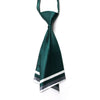 2018 clothing with Korean version of the double-knife-type lady tie British college wind collar with textured silkwater dance tie