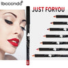 Beauty wooden lip lines wholesale multi-purpose waterproof soft lips pen red pen 12 packs red pen