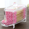 Acrylic Cotton Swabs Storage Holder Box Portable Transparent Makeup Cotton Pad Cosmetic Container Jewelry Organizer Case