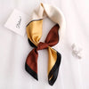 70*70cm Fashion Silk Satin Hair Scarf Women Handkerchief Printed Female Square Head Bandana Small Neck muffler hijab lady girl