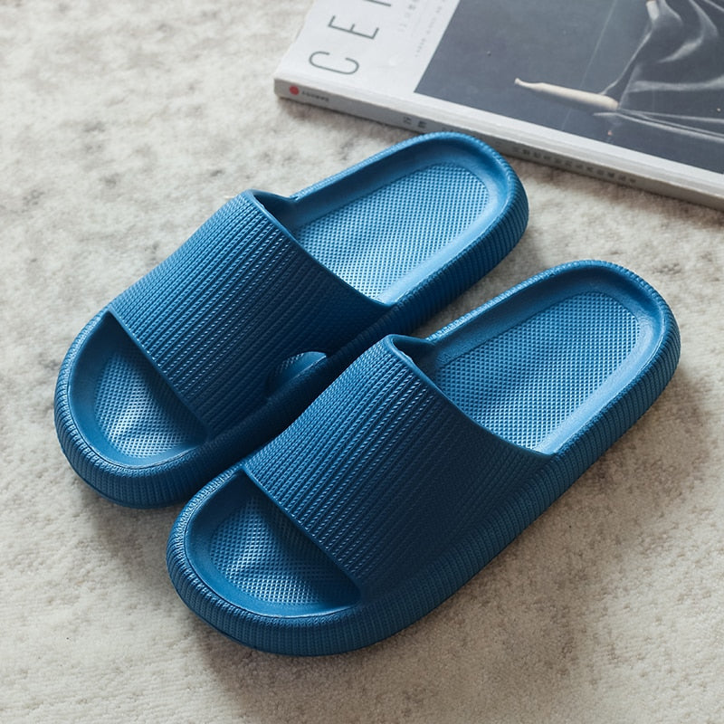 Bathroom vip Anti-slip Shoes Women Thick Platform Slippers Summer Beach Eva Soft Sole Slide Sandals Leisure Men Ladies Indoor