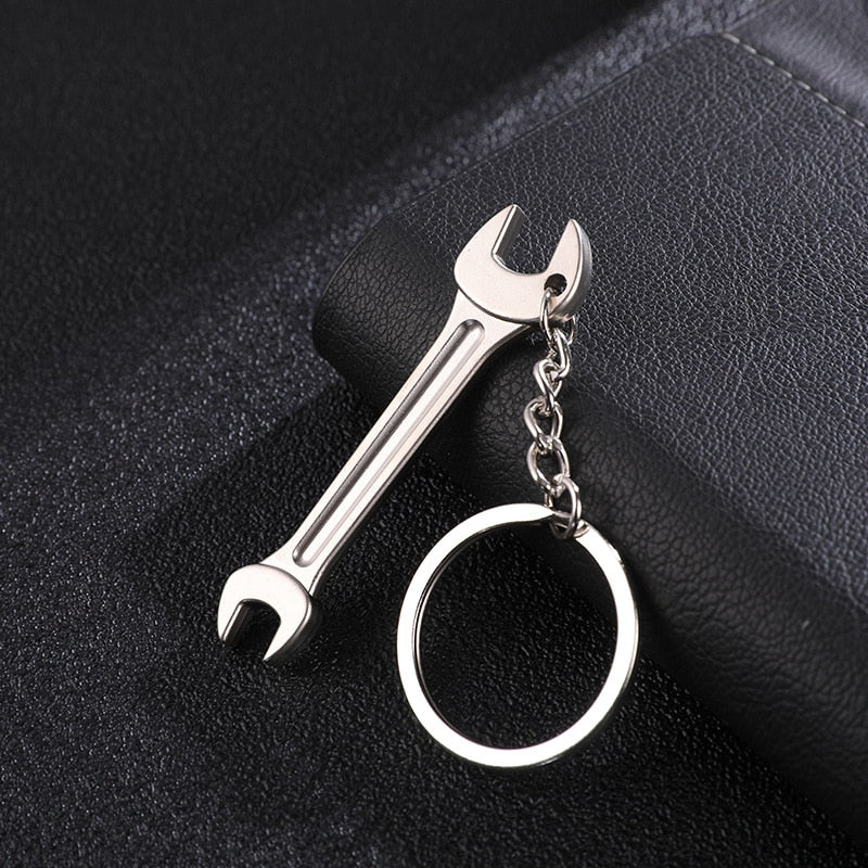 Creative gift car metal keychain turbo gear hub pendant brake disc shock absorber Pendant